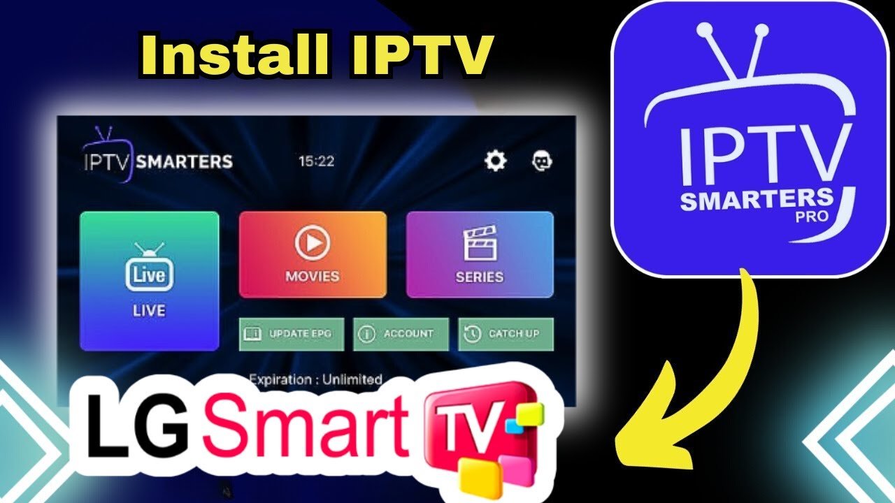 IPTV sur LG Smart TV — compatible avec tous vos appareils : TV, smartphone, tablette, PC