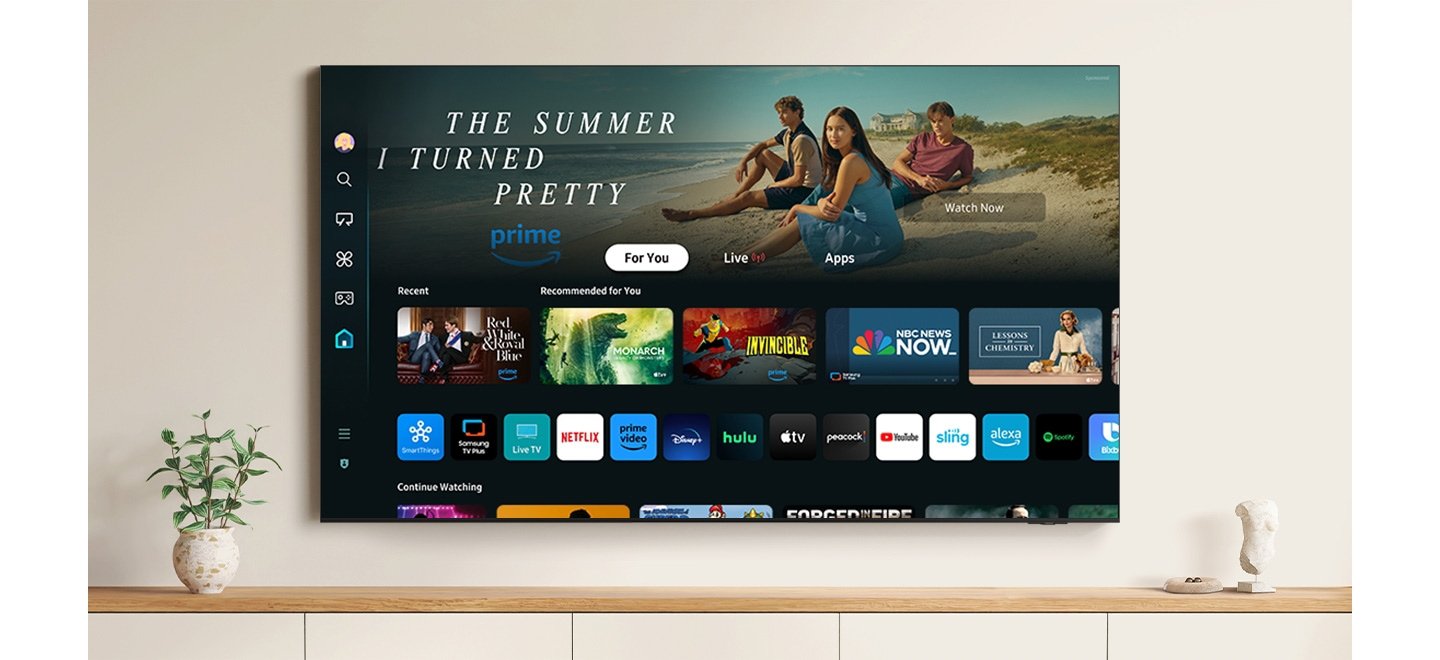 Samsung Smart Hub Tizen OS - accéder à l'onglet Apps pour installer IPTV